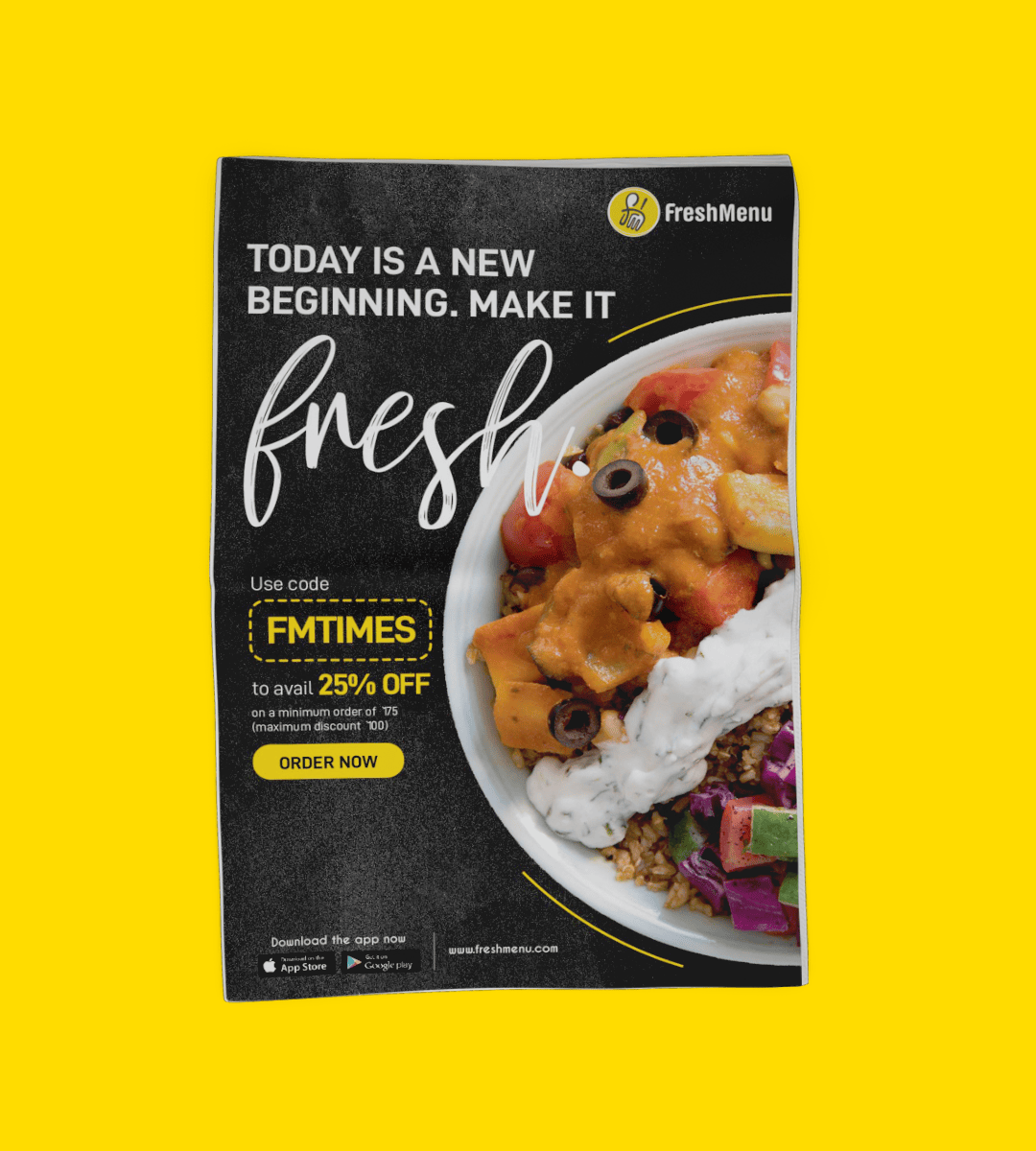 Print advertising design by Aaira Mittal